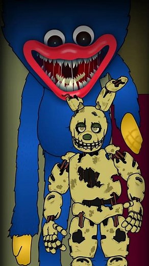 [short toon] Huggy Wuggy vs Springtrap