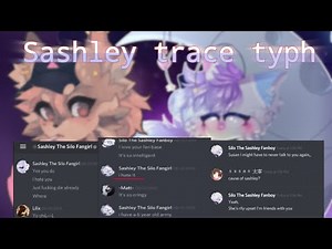 Sashley is tracer. Doesn't like her audience?