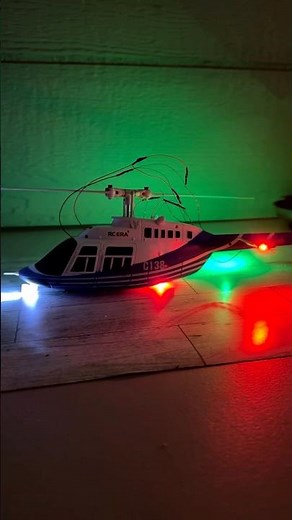 Rc era c138 bell 206 helicopter installing navigation LEDs lights