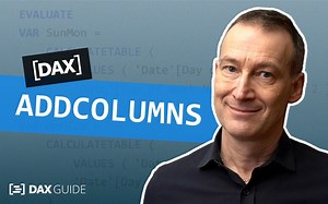 <中英字幕> DAX Guide ADDCOLUMNS