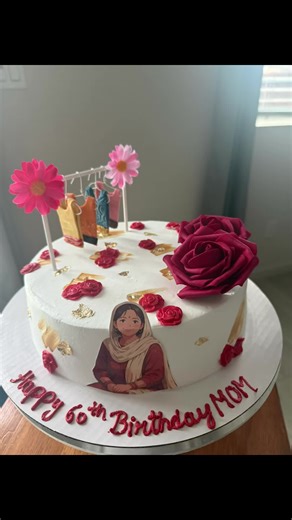 Delicious Eggless Cake Design for Mom