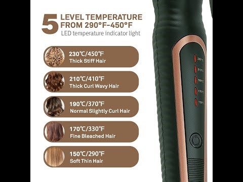 Caliber Pro Inno Heat Long Barrel Professional Curling Iron, 3 sizes
