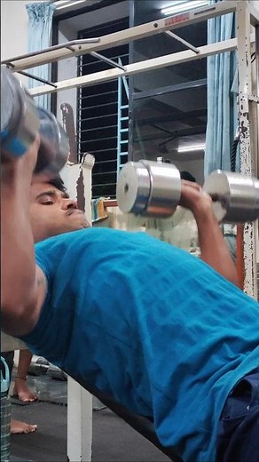 39 days chest workout with dumbbell #motivation #bodybuilding #gymworkout