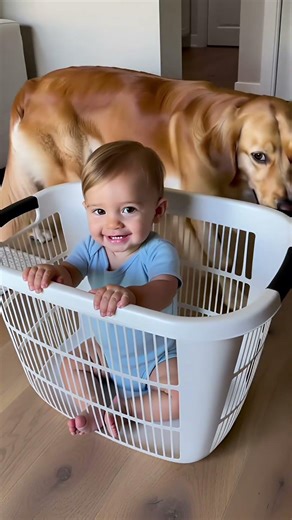 Why Is the Dog Guarding the Baby? 🐾👶