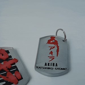 AKIRA Keychain - 3D Printable Model | Cyberpunk Anime