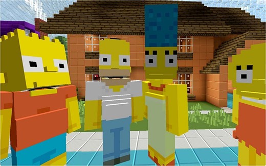 Minecraft Redditor builds Springfield from The Simpsons after 7 months in-game