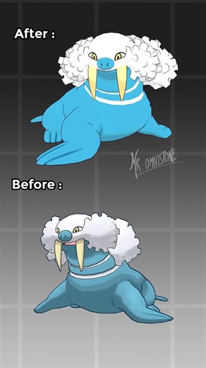 Bringing Walrein in 3D back to life again ! #pokemon #pokemontcg #pokémon