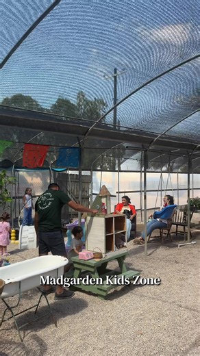 We are loving our new Kids Zone 🫶🏼 So much fun watching the little ones enjoy the farm. What should we add next?! #fyp #rgv #farm #madhouse #956