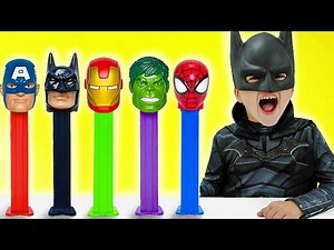 Kids turn into superheroes with magic candies - Videos For Kids