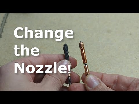 WHEN and HOW to change the NOZZLE on the K1C