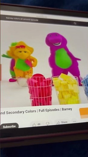 Barney Colors All Around (A Wonderful World of Colors and Shapes)