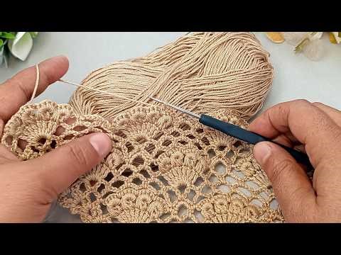 My God what a beauty! You Wanted, I Designed It! Crochet Triangle Scarf