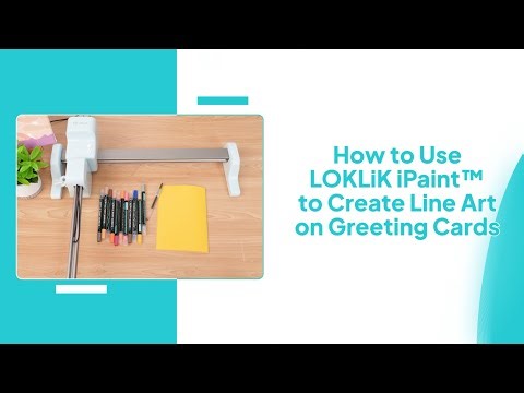 LOKLiK iPaint™ Tutorial - Personalized Greeting Cards Made Easy! #diy