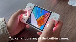 XF40H Handheld Game Console with 4K HD IPS 4 inch Screen, Open-Source Linux System, TF Card Available and Support WiFi Online Gaming Console - 64G
