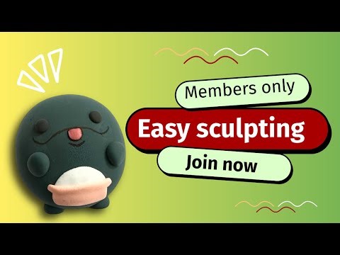 How to make cute clay miniature | Clayton Sculpting
