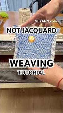 Weaving on Knitting Machine | Step-by-Step Tutorial (Not Jacquard!)