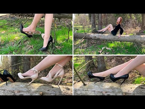 Shoeplay, High Heels Pumps Play, Trying High Heels, High Heels Dangling, Stiletto High Heels Posing