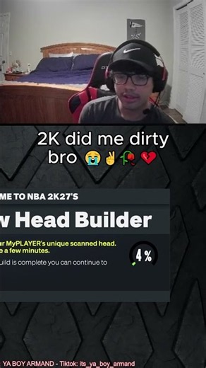 2K did my face scan dirty #shorts #nba2k #nba2k27