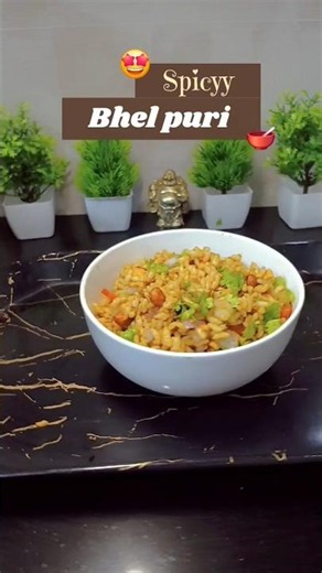 🥣✨ Bhel Puri Recipe 😋 | Crispy, Tangy & Super Tasty| Easy Evening Snack #fruitchaat #bhelpurichaat