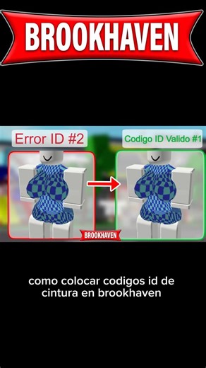 How to properly place waist ID codes in Brookhaven 🏡 RP outfits 3D clothing #brookhaven #shorts