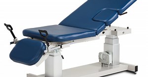 Multi-Use, Imaging Table with Stirrups and Drop Window
