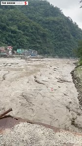 SINGTAM | Here's a visual from Singtam of this morning after heavy rainfall. | The Sikkim Today