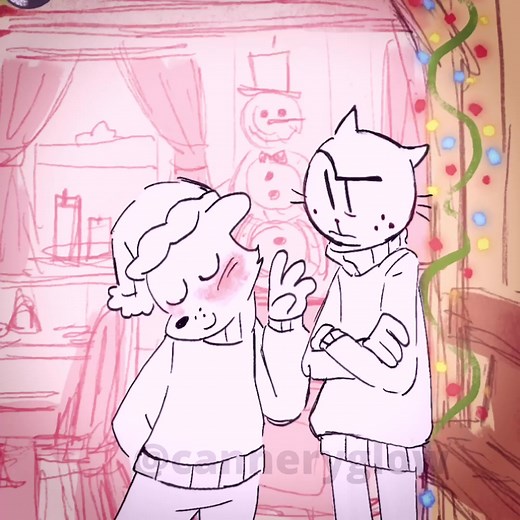 Dog Man Holiday Animation and Fanart