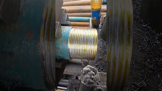 external square thread on 4 inches pipe