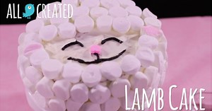 Adorable And Easy Easter Lamb Cake