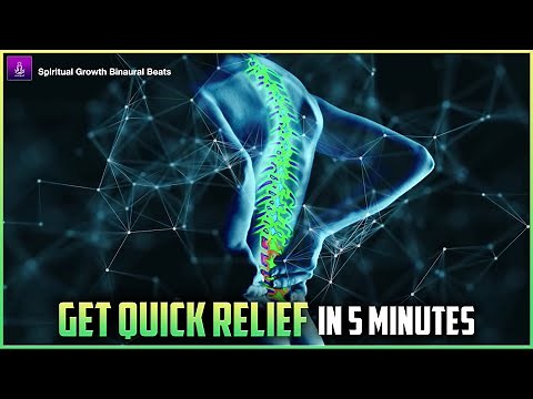POWERFUL Back Pain Relief Music | Lower Back Pain Relief with Binaural Beats Meditation #SG56