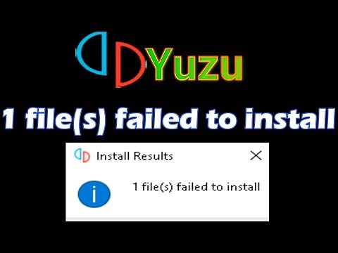 How to Fix Error 1 File Failed To Install in Yuzu Emulator