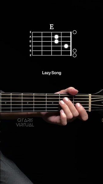 Bruno Mars - Lazy Song #guitartutorial #guitarchords