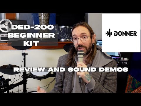 Built in sounds versus Superior Drummer 3 - Beginner E-Kit Donner DED-200