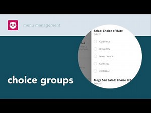 Menu Management | Create Toppings, Customisations & Combo Meals