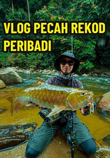 Letupan Topwater di Ulu Sungai Trip kali ni bermula dengan satu niat. Masuk ke ulu sungai, meranduk arus, dan bermain topwater popper dari Senses target asal aku hanyalah ikan sebarau. Perjalanan bukan mudah. Setiap langkah perlu hati-hati, batu licin, arus yang menolak kaki. Tapi di sinilah aku selalu belajar tentang sabar, tentang redha, dan tentang menghormati alam. Alhamdulillah. Allah maha pemurah. Sebarau strike bertalu-talu, topwater disambar tanpa henti. Setiap letupan air buat aku rasa 