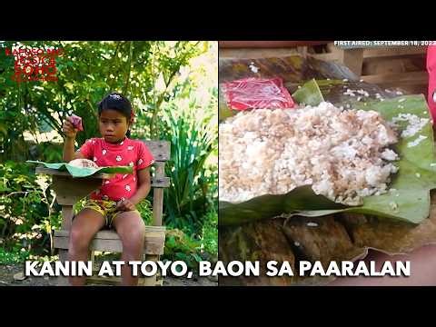 GRADE 3 STUDENT, KANIN AT TOYO ANG BAON SA PAARALAN | Kapuso Mo, Jessica Soho