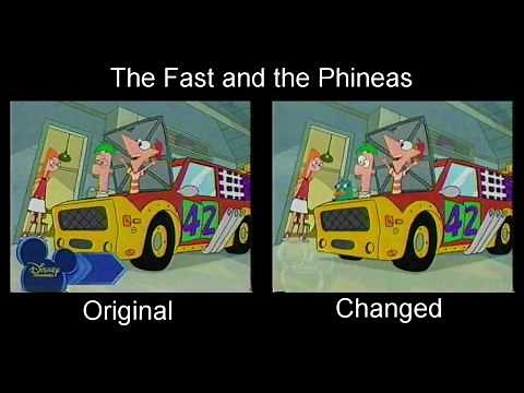 Every Phineas And Ferb: Spot The Diff Changes (Side By Side Comparison)