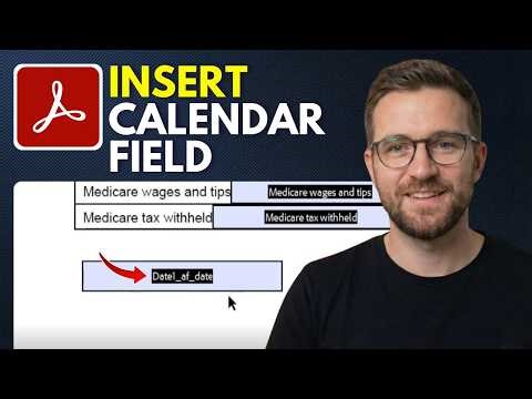How to insert a date calendar field in PDF Adobe Acrobat Pro DC (Step By Step 2026)