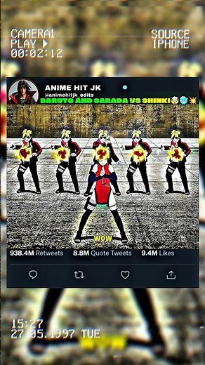 BARUTO AND SARADA VS SHINKI🤯 🥶💥