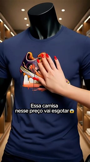 Camiseta Estampada de Tênis #modamasculina #camisa #camisas #tiktokshopbr #tiktokshopbrasil
