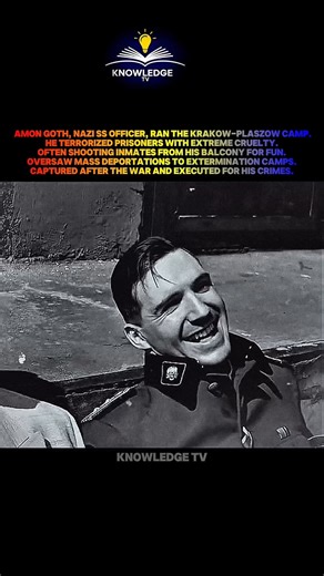 The Cruelty of Amon Goth #shorts #ww2