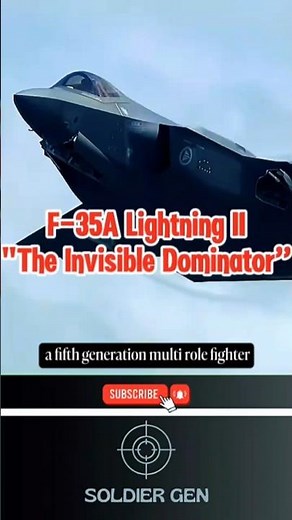 F-35a Lightning 2 : The Invisible Dominator