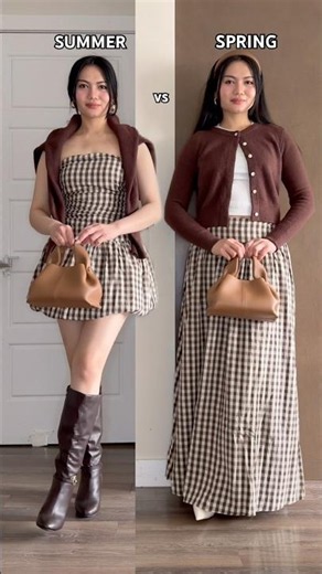 SPRING VS SUMMER!Comment ur fav & subscribe for more💋 #ootd #ootdguide #outfitideas #womensclothing