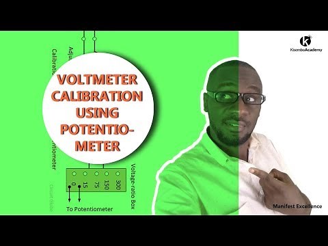 How to Calibrate a potentiometer using a voltmeter - Potentiometer calibration of voltmeter -Kisembo