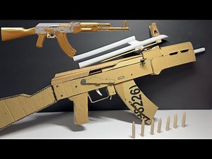 How To Make AK-47 With Cardboard