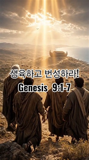 창세기 9장 1~7절 | 생육하고 번성하라 #창세기 #bible #성경 #성경말씀 #히나님