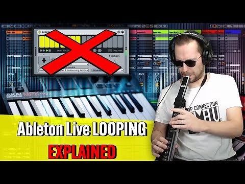 How to Live Looping in Ableton Live using Session View without Looper plugin