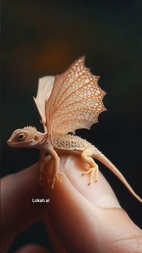 REAL Baby Dragon Found! 🐉 Tiny Lizard with WINGS is Adorable!