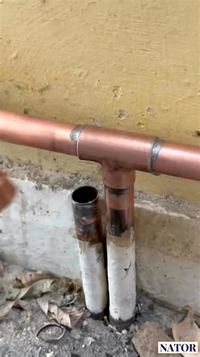 ✅ How to cross over pipes using soldering fittings! | Nator