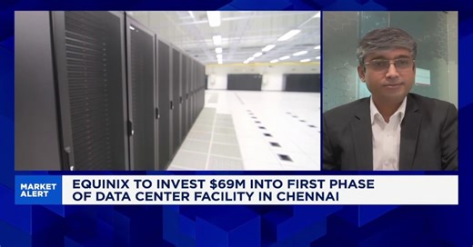 Equinix opens data center in Chennai, its India MD discusses supporting customers' AI needs